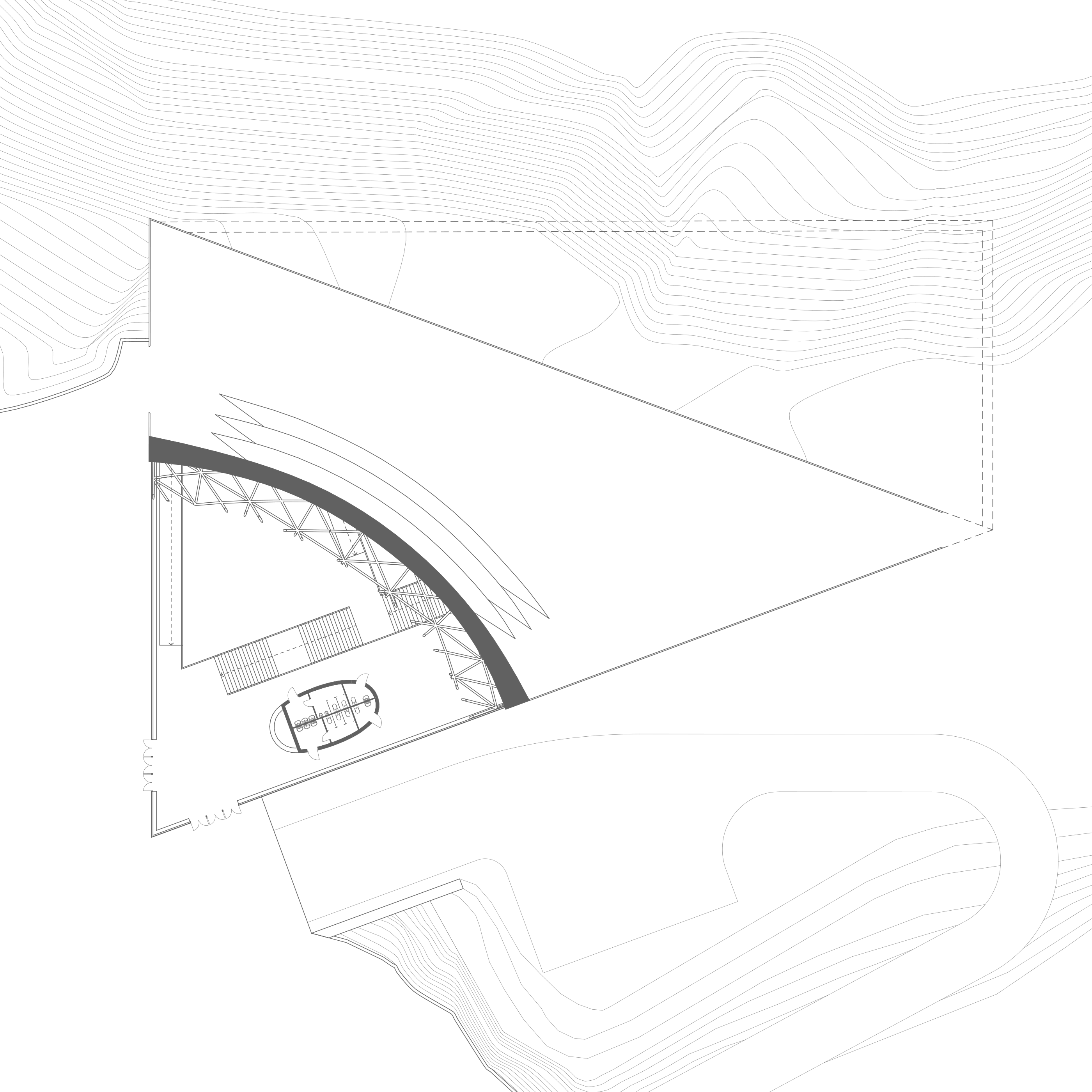Floor plan 3 for Prism, Bamiyan, Afghanistan.